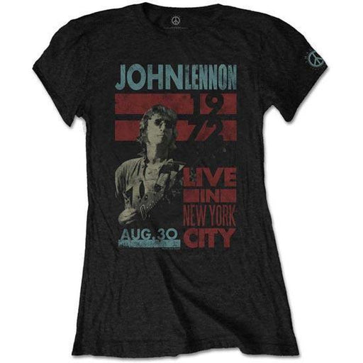 T-Shirt - Beatles - John Lennon - Live in NYC - Lady-Metalomania