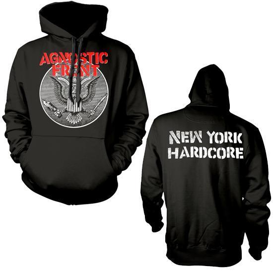 Hoodie - Agnostic Front - Against All Eagle - Pullover-Metalomania