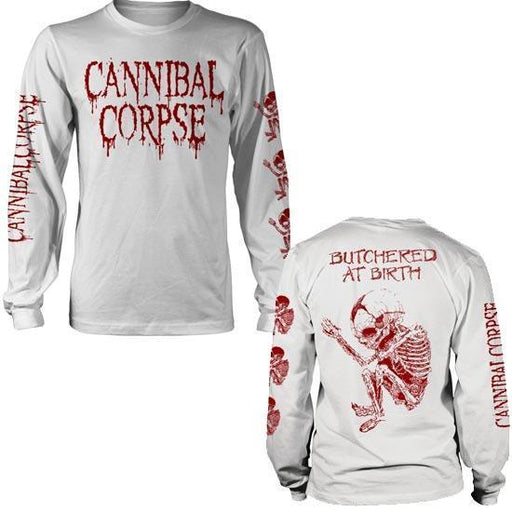 Long Sleeve - Cannibal Corpse - Butchered at Birth - White-Metalomania