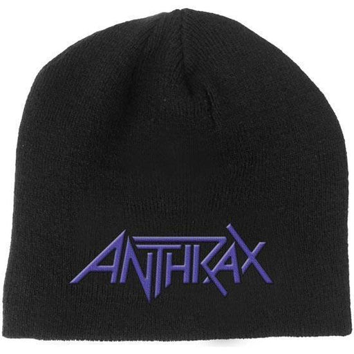 Beanie - Anthrax - Purple Logo-Metalomania