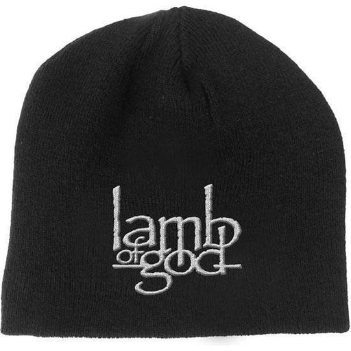Beanie - Lamb of God - White Logo-Metalomania