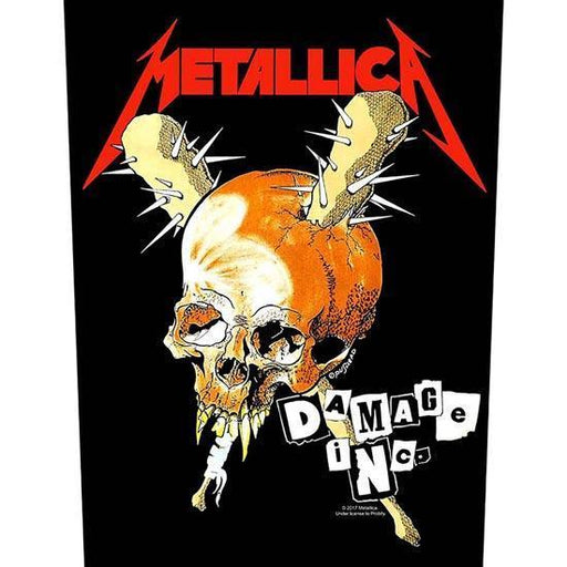 Back Patch - Metallica - Damage Inc-Metalomania