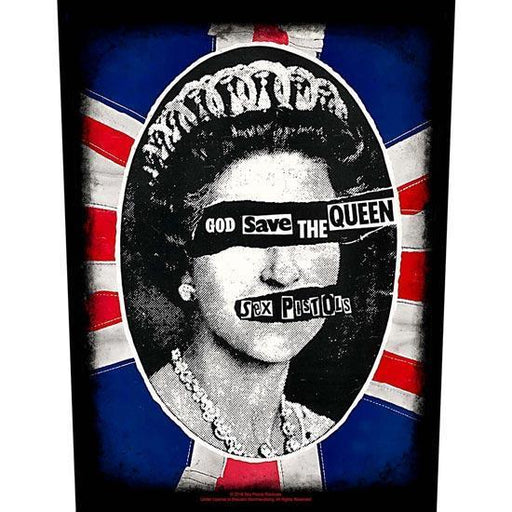 Back Patch - Sex Pistols - God Save The Queen-Metalomania