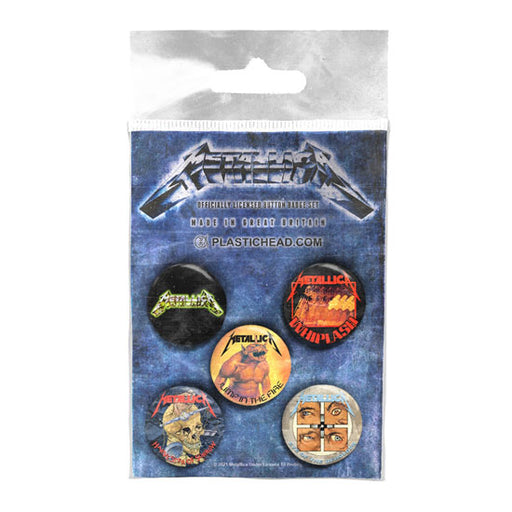 Button Badge Set - Metallica - The Singles
