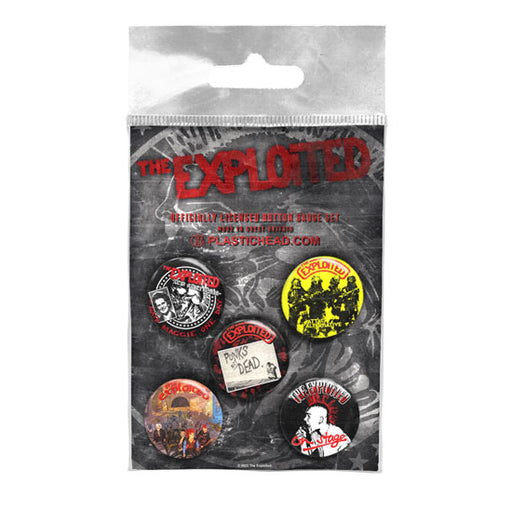 Button Badge Set - The Exploited - Set 2
