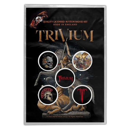 Button Badge Set - Trivium - In the Court of the Dragon