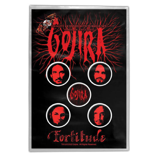 Button Badges - Gojira - Fortitude