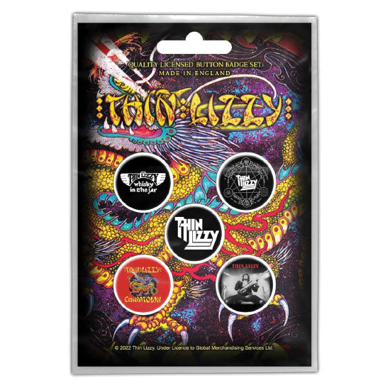 Button Badges - Thin Lizzy - Chinatown