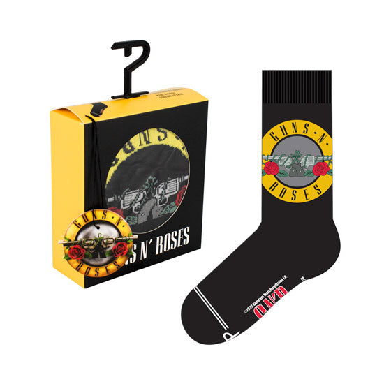 Crew Socks Gift Box - Guns N Roses - Bullet Logo - Black