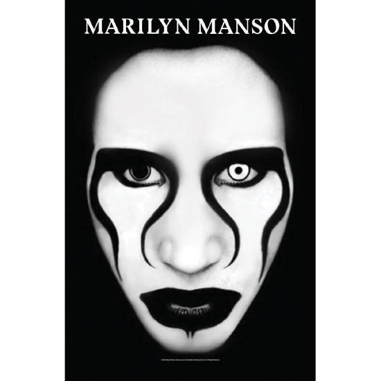 Deluxe Flag - Marilyn Manson - Defiant Face