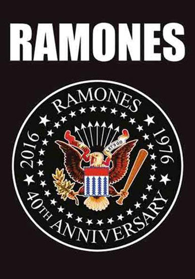 Flag - Ramones - 40th Anniversary Logo