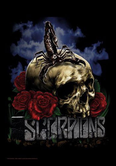 Flag - Scorpions - Skull & Roses