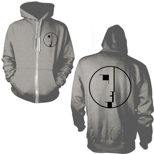Hoodie - Bauhaus - Logo - Grey - Zip