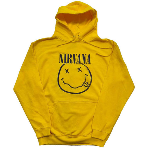 Hoodie - Nirvana / KC - Inverse Happy Face - Yellow - Pullover