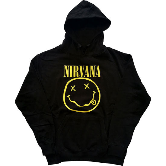 Hoodie - Nirvana / KC - Yellow Happy Face - Pullover