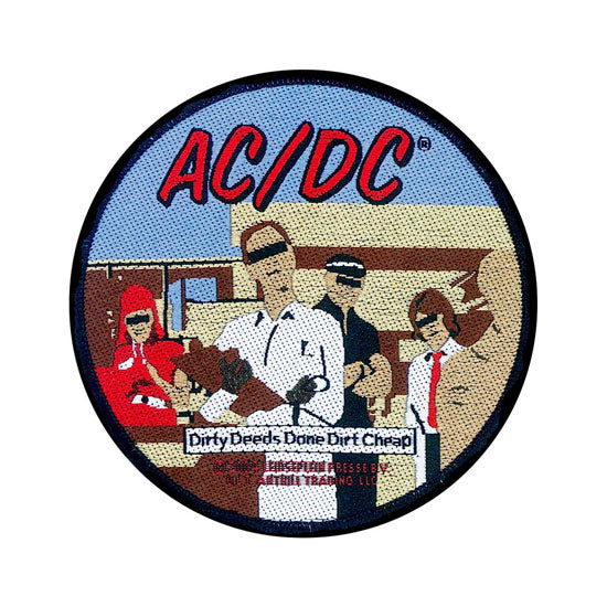 Patch - ACDC - Dirty Deeds - Round