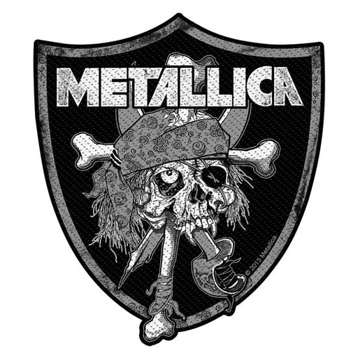 Patch - Metallica - Raiders Skull Cut Out