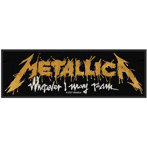 Patch - Metallica - Wherever I May Roam - Logo Strip