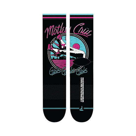 Special Edition Dye Sublimation Socks - Motley Crue - Girls, Girls, Girls