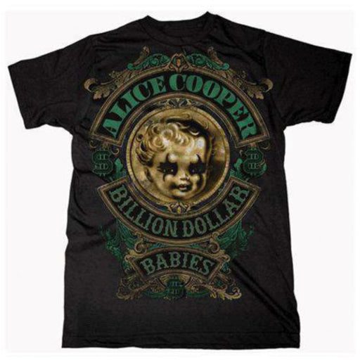 T-Shirt - Alice Cooper - Billion Dollar Baby Crest