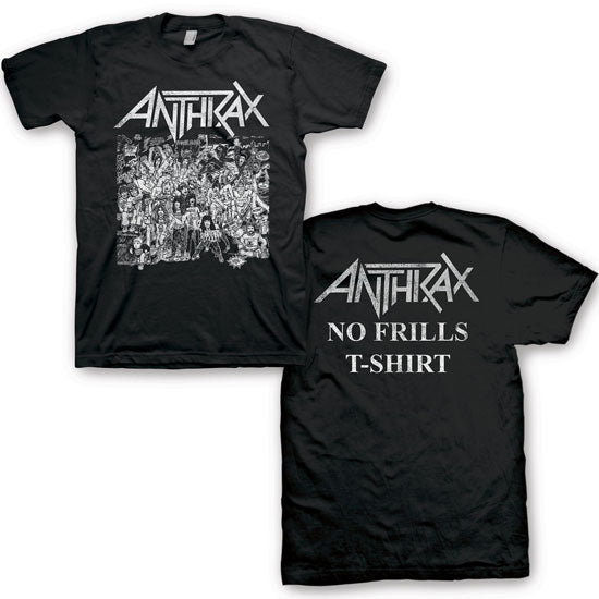 T-Shirt - Anthrax - No Frills Logo