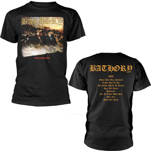 T-Shirt - Bathory - Blood Fire Death V2