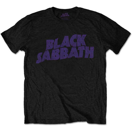 T-Shirt - Black Sabbath - Wavy Purple Logo - Vintage