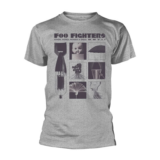 T-Shirt - Foo Fighters - Echoes, Silence, Patience and Grace - Grey