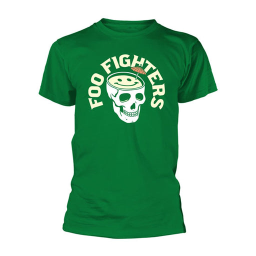 T-Shirt - Foo Fighters - Skull Cocktail - Green