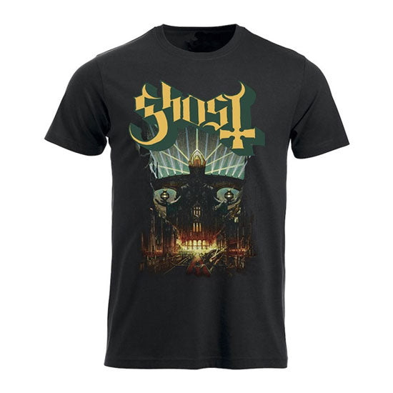 T-Shirt - Ghost - Meliora - Yellow/Green Letters
