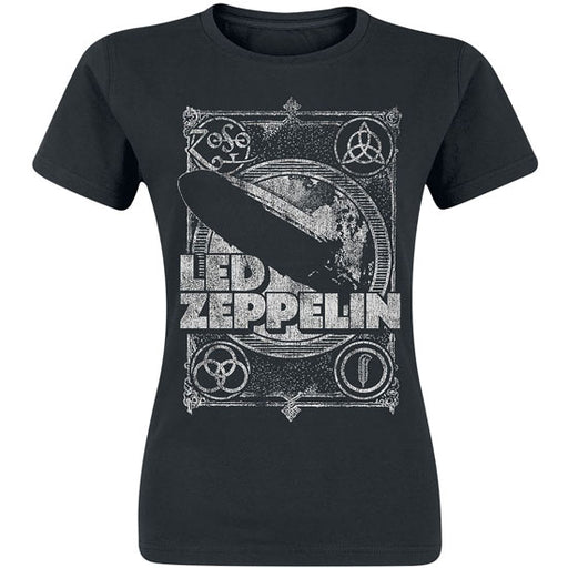 T-Shirt - Led Zeppelin - Vintage Print LZ1 - Lady