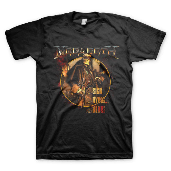 T-Shirt - Megadeth - Sick Dying Dead Circle Logo
