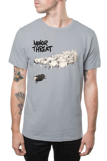 T-Shirt - Minor Threat - Still Out of Step - Silver - Front Model
