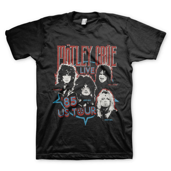 T-Shirt - Motley Crue - Live 85 Tour - Vintage