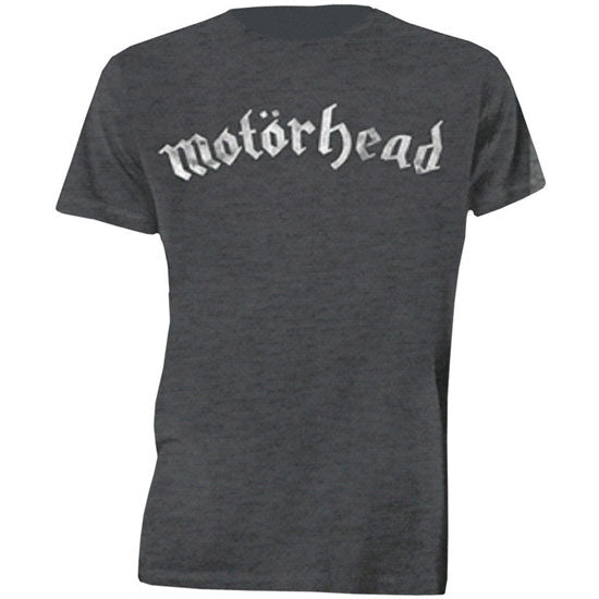 T-Shirt - Motorhead - Distressed Logo - Grey