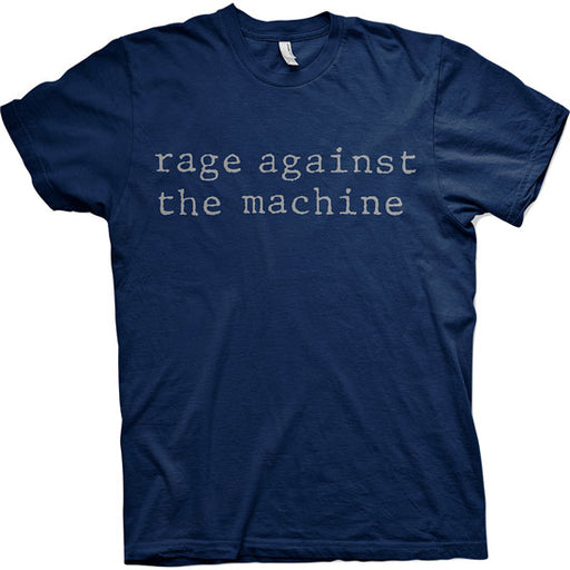 T-Shirt - Rage Against The Machine - Original Logo - Navy Blue