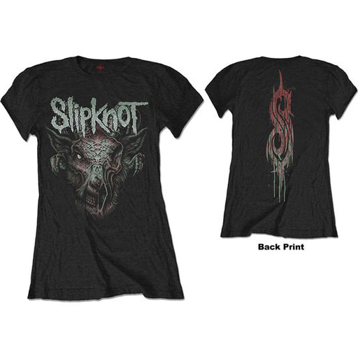 T-Shirt - Slipknot -  Infected Goat With Back Print - Lady