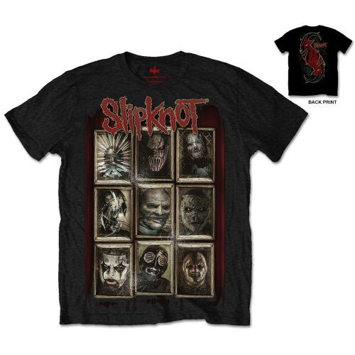 T-Shirt - Slipknot - New Masks With Back Print