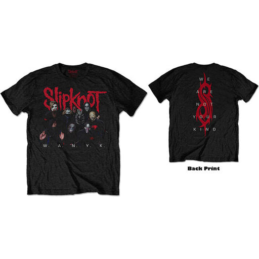 T-Shirt - Slipknot - WANYK Logo With Back Print