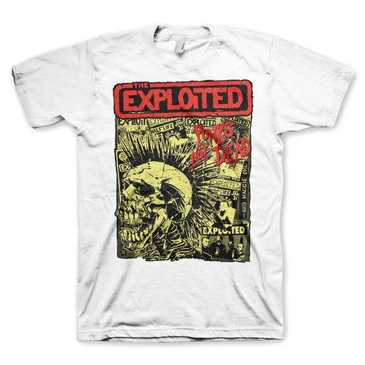 T-Shirt - Exploited (the) - Punk's Not Dead - White