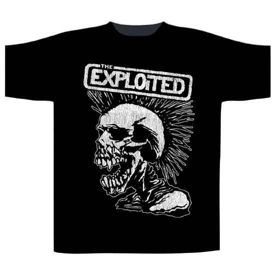 T-Shirt - Exploited (the) - Vintage Skull