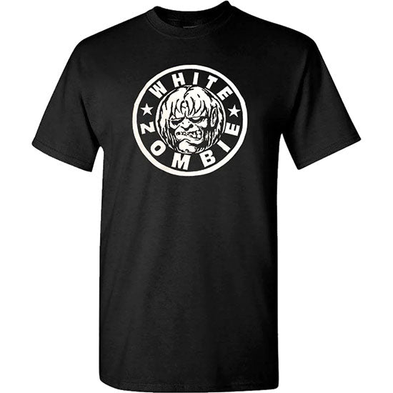 T-Shirt - White Zombie - Circle Logo