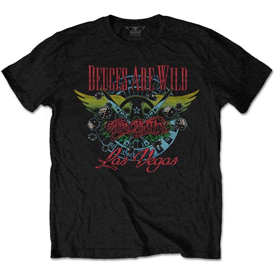 T-Shirt - Aerosmith - Deuces Are Wild Vegas