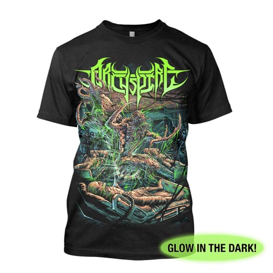 T-Shirt - Archspire - Lab Monster - Glow in the Dark