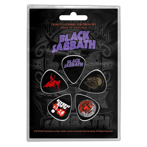 Guitar Picks - Black Sabbath - Purple Logo