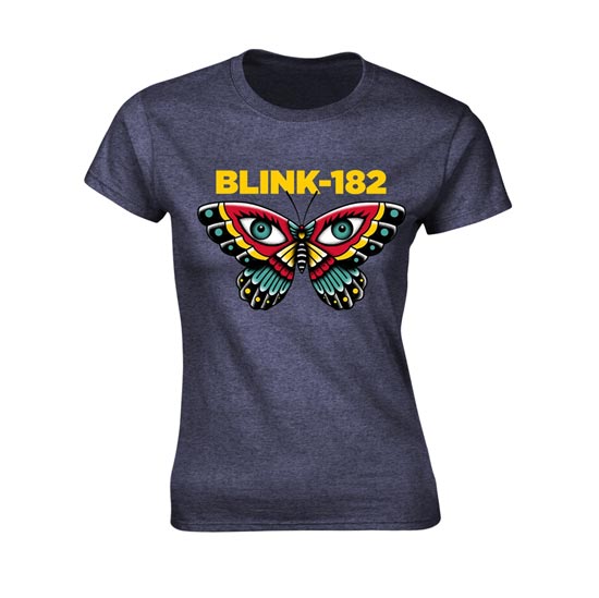 T-Shirt - Blink 182 - Butterfly - Lady