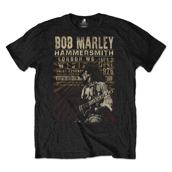T-Shirt - Bob Marley - Hammersmith '76 - 100% Recycled Shirt