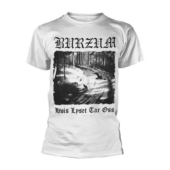 T-Shirt - Burzum - HVIS LYSET TAR OSS - White-Metalomania