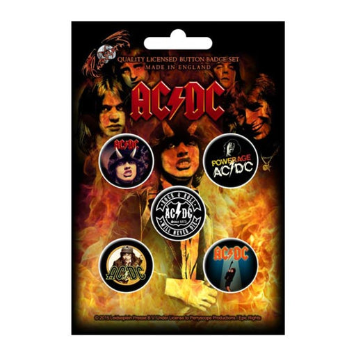 Button Badge Set - ACDC - Highway to Hell