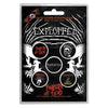 Button Badge Set - The Exploited - Punks Not Dead